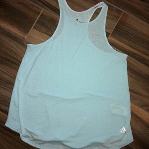 Adidas high neck workout tank top